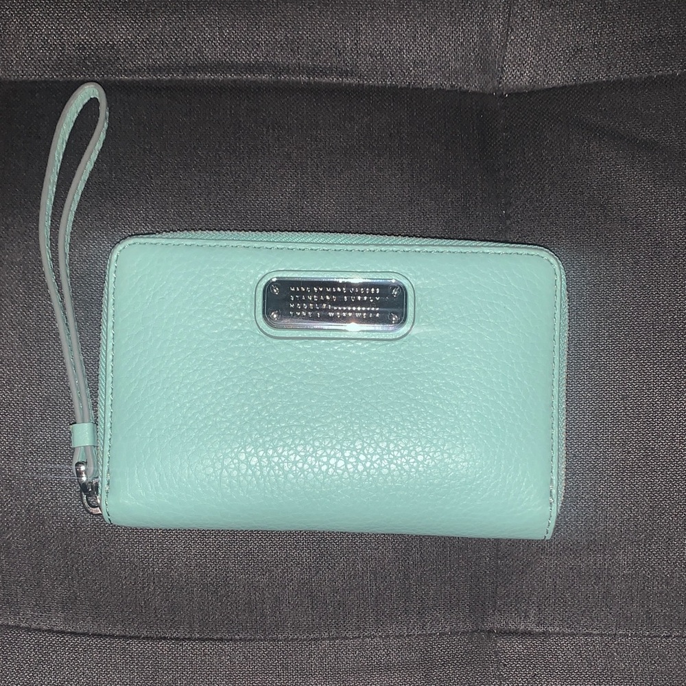 Marc By Marc Jacobs Teal and Gray Wallet